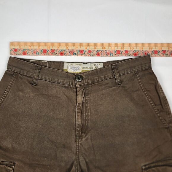 Buggirl RARE Y2K Rave 90s Long Cargo Gray Shorts Size 9 - Picture 4 of 6